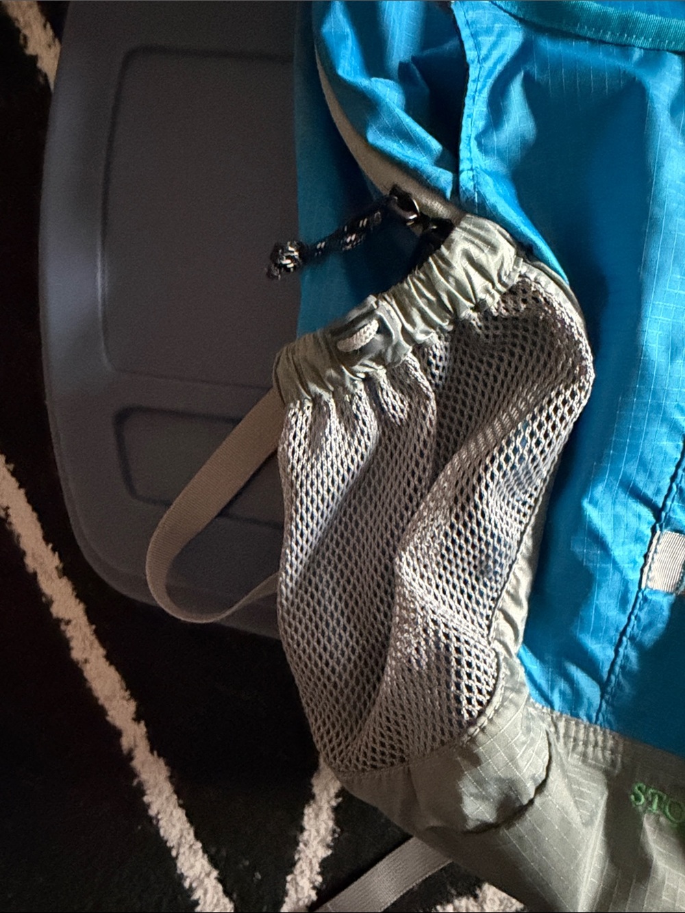 L.L. Bean  Blue Daypack Jacket-Style Backpack - Picture 3 of 12